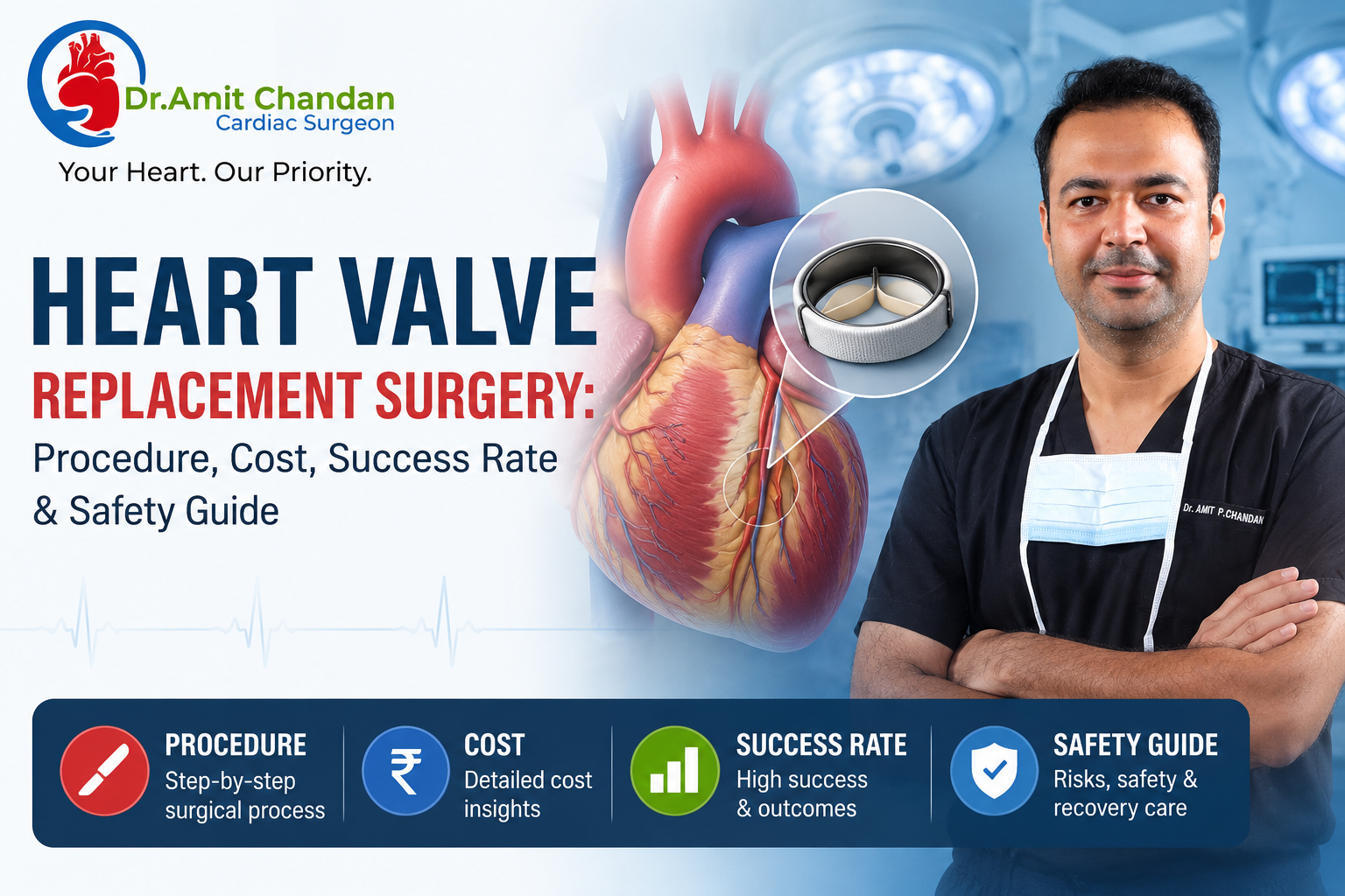 You are currently viewing Heart Valve Replacement Surgery: Procedure, Cost, Success Rate & Safety Guide